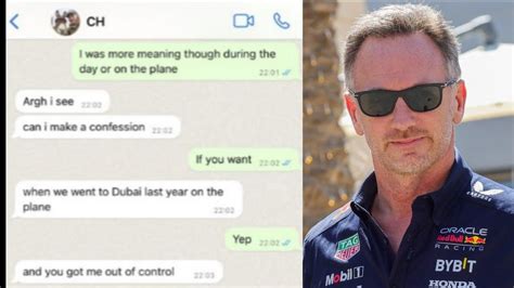 christian horner messages screenshots|The shocking texts F1 pro Christian Horner allegedly sent to。